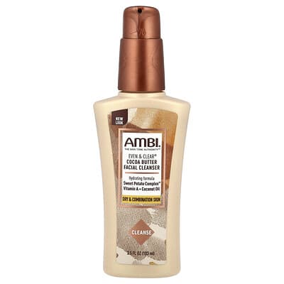Очищающее средство для лица Even & Clear®, с маслом какао, без отдушек, 3.5 fl oz (103 ml)