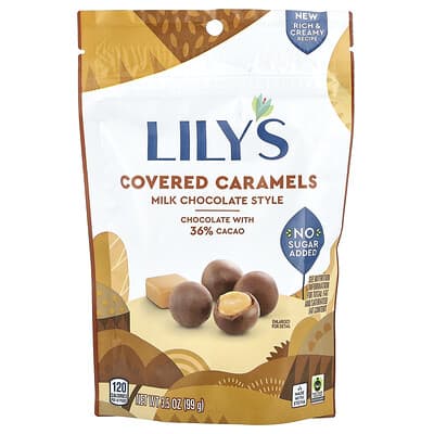 Шоколадные карамельки Lily's Sweets Milk Chocolate Style 3.5 oz (99 g)