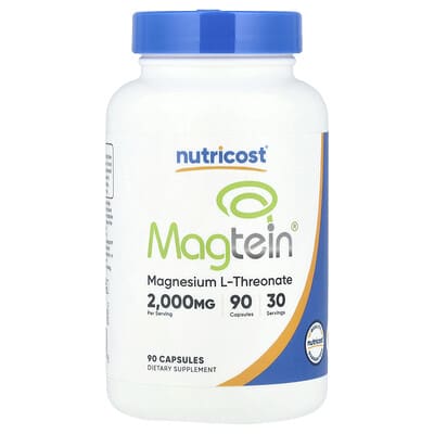Magtein®, Magnesium L-Threonate, 90 Capsules (666 mg per Capsule)