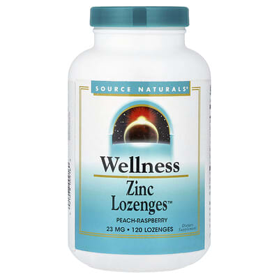 Wellness Zinc Lozenges™, Peach-Raspberry, 120 Lozenges