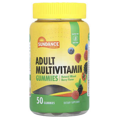 Essential Adult Multivitamin Gummies, Mixed Berry, 50 Gummies