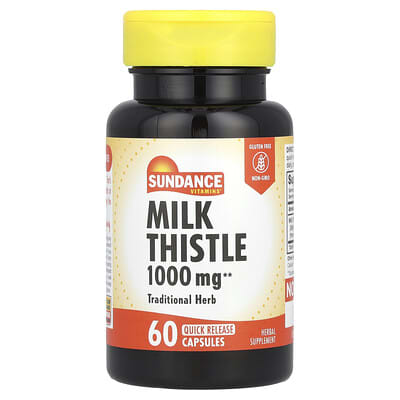 Sundance Vitamins Milk Thistle, 60 капсул (250 mg на капсулу)
