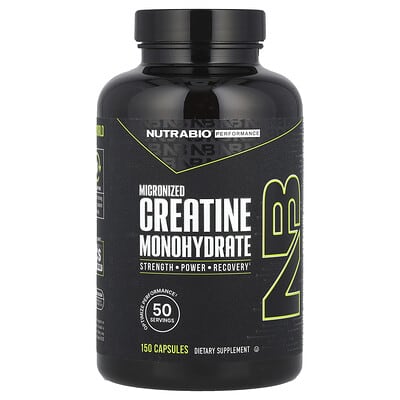 Креатин Performance, Micronized Creatine Monohydrate, 150 Capsules (833 mg per Capsule)