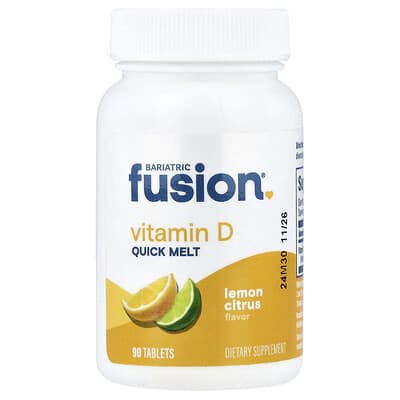 Vitamin D Quick Melt, Lemon Citrus, 90 Tablets (125 mcg per Tablet)