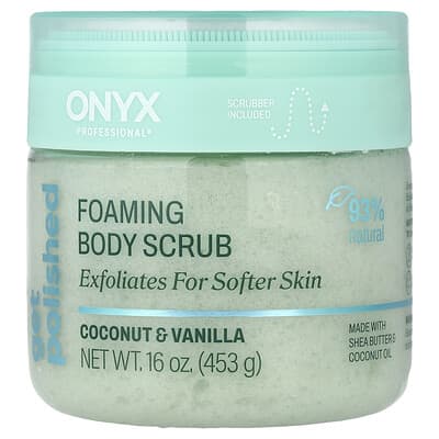 Get Polished, Foaming Body Scrub, Coconut & Vanilla, 16 oz (453 g)