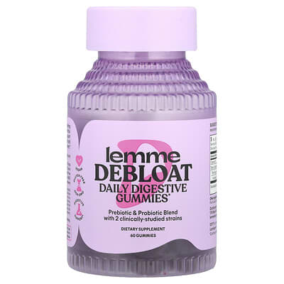 Debloat, Daily Digestive Probiotic Gummies, 60 Gummies