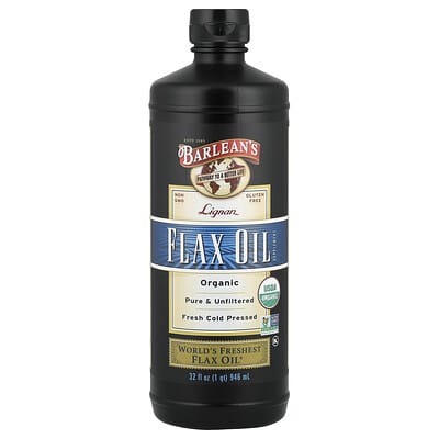 Organic Lignan Flax Oil, 32 fl oz (946 ml)