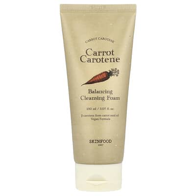 Carrot Carotene Balancing Cleansing Foam, 5.07 fl oz (150 ml)