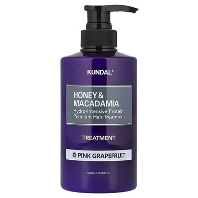 Kundal Средство для ухода Honey & Macadamia, Pink Grapefruit, 16.9 fl oz (500 ml)