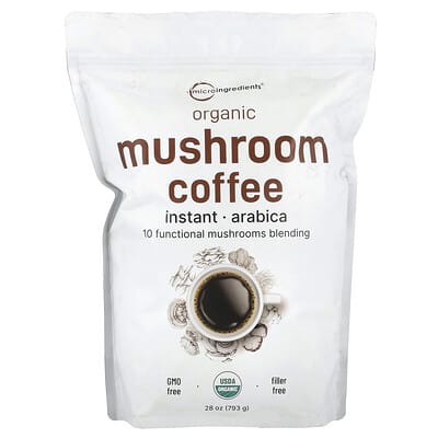 Organic Instant Mushroom Coffee, 28 oz (794 g)