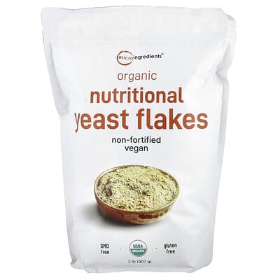 Organic Nutritional Yeast Flakes, 32 oz (907 g)