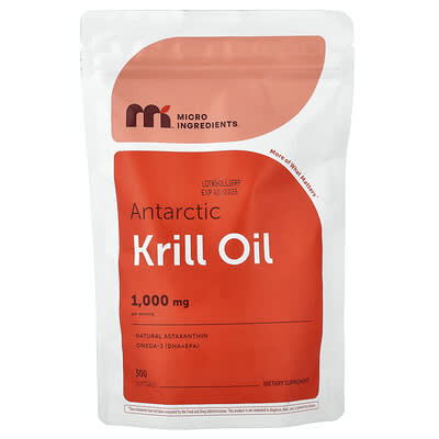 Antarctic Krill Oil, 300 Softgels (500 mg per Softgel)