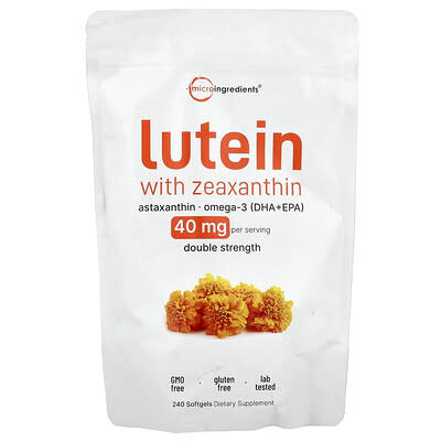 Lutein with Zeaxanthin, 240 Softgels