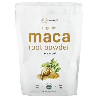 Micro Ingredients органический порошок из корня маки, 2 lb (907 g)