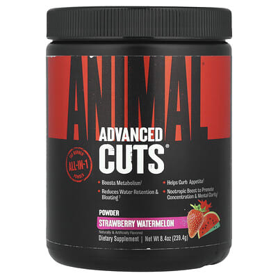 Advanced Cuts® порошок, Strawberry Watermelon, 8.4 oz (239.4 g)