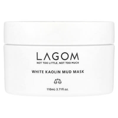 White Kaolin Mud Beauty Mask, 3.71 fl oz (110 ml)