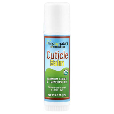 Sierra Bees™, Cuticle Care Balm Stick, Geranium, Orange & Lemongrass, 0.6 oz (17 g)