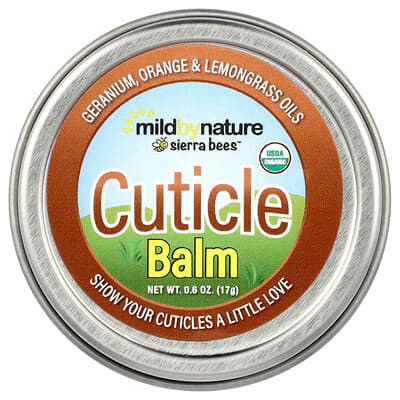 Sierra Bees™, Cuticle Care Balm, Geranium, Orange & Lemongrass, 0.6 oz (17 g)