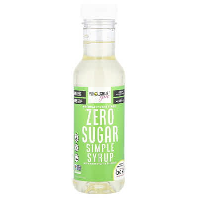 Zero Sugar Simple Syrup With Monk Fruit & Allulose, 12 fl oz (354 ml)