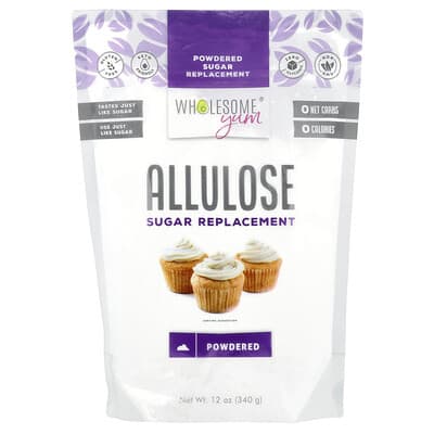 Замена сахара Allulose Powdered Sugar Replacement, 12 oz (340 g)
