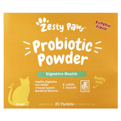 Prebiotic Powder, For Cats, All Ages, Pumpkin, 30 Packets, 1 oz (30 g)