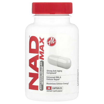 NAD MAX™ , Anti-Aging Cellular Rejuvenator, 30 Capsules
