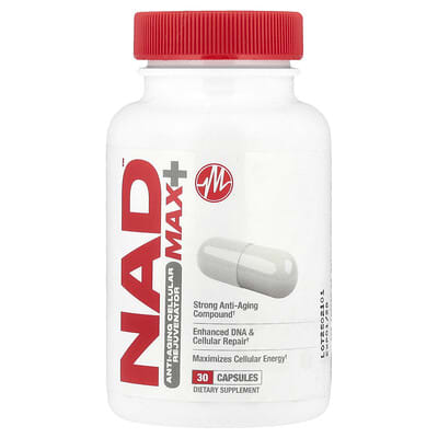 Metabolic Nutrition NAD MAX+™ антивозрастной клеточный регенератор, 30 капсул