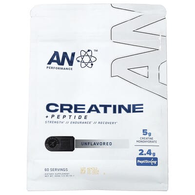 Creatine + Peptide, Unflavored , 15.66 oz (444 g)