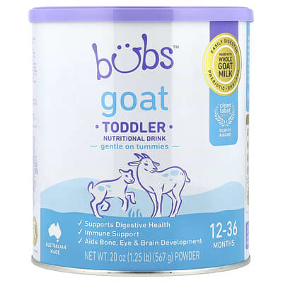Goat, Toddler, Nutritional Drink Powder, 12-36 Months, 20 oz (567 g)