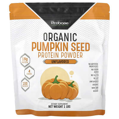Organic Pumpkin Seed Protein Powder, Unflavored, 1 lb