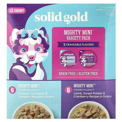 Mighty Mini™ Variety Pack, For Toy & Small Breed Dogs, 12 Count, 3.5 oz (99 g) Each