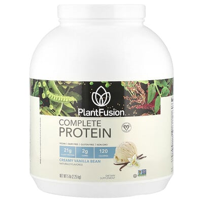 Полноценный протеин Creamy Vanilla Bean, 5 lb (2.25 kg)