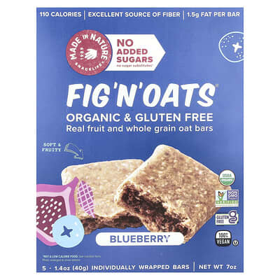 Батончики Fig 'N' Oats® Blueberry 1.4 oz (40 g) Each