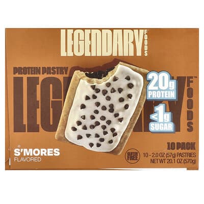 Protein Pastry, S'mores, 10 Pack, 2 oz (57 g) Each