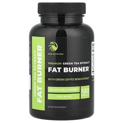 Premium Green Tea Extract Fat Burner, 120 Capsules