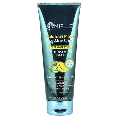 Deep Hydration Curl Foaming Glaze, For Dry, Dehydrated Hair, Kalahari Melon & Aloe Vera, 7.5 oz (221 g)