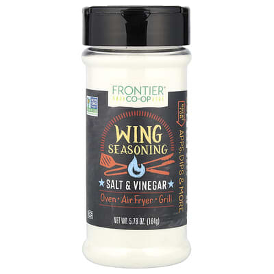 Wing Seasoning, Salt & Vinegar, 5.78 oz (164 g)