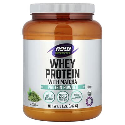 Sports, Whey Protein Powder, Matcha, 2 lbs (907 g)