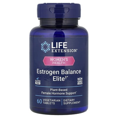 Women's Health Estrogen Balance Elite, 60 вегетарианских таблеток