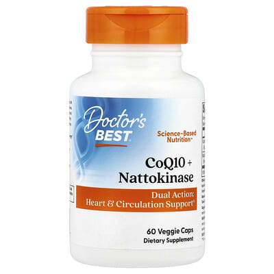 CoQ10 + Nattokinase, 60 вегетарианских капсул