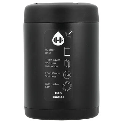 Стандартный термостакан HydroJug, черный, 12 oz
