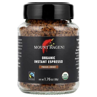 Organic Instant Espresso, 1.76 oz (50 g)