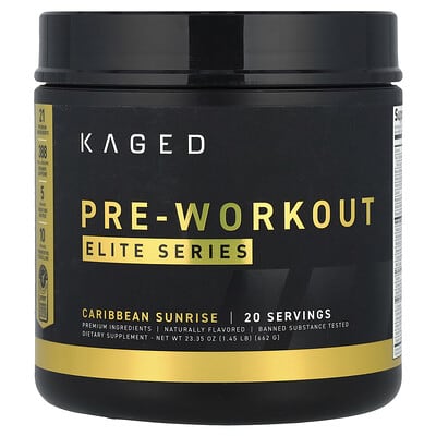 Elite Series, предтренировочный комплекс, Caribbean Sunrise, 1.45 lb (662 g)