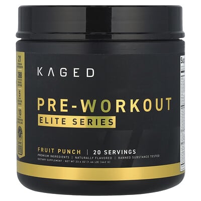 Elite Series, предтренировочный комплекс, Fruit Punch, 1.46 lb (662 g)