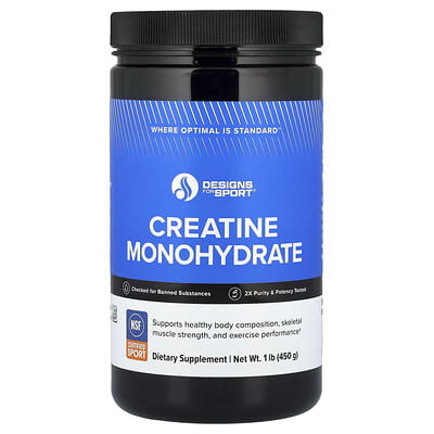 Designs for Sport® креатин моногидрат, 1 lb (450 g)