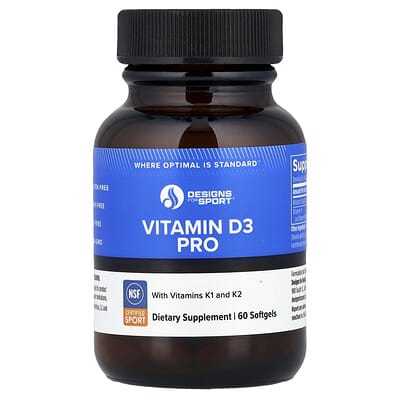 Designs For Health® Vitamin D3 Pro, 60 мягких капсул