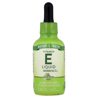 Витамин E Liquid, 2.5 fl oz (74 ml)