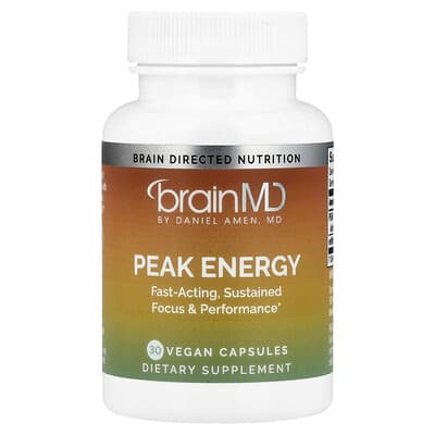 Веганские капсулы Peak Energy, 30 шт