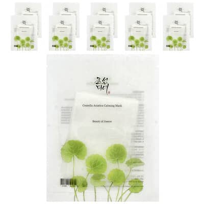 Centella Asiatica Calming Beauty Mask, 10 Sheets, 0.84 fl oz (25 ml) Each