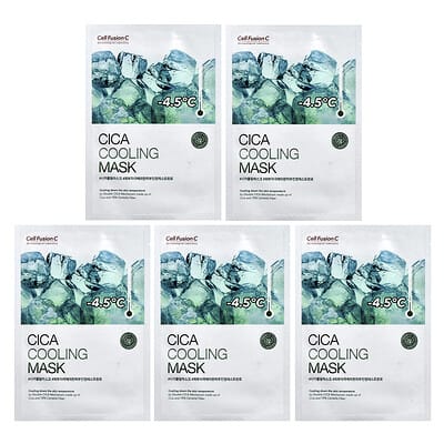 Cica Cooling Beauty Mask, 5 Sheets, 0.95 oz (27 g)